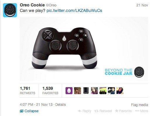 oreo ps4 campaign