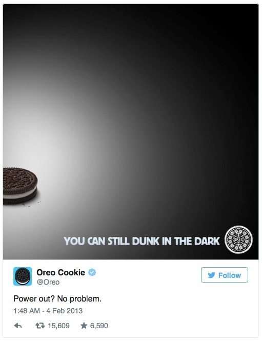 oreo social media