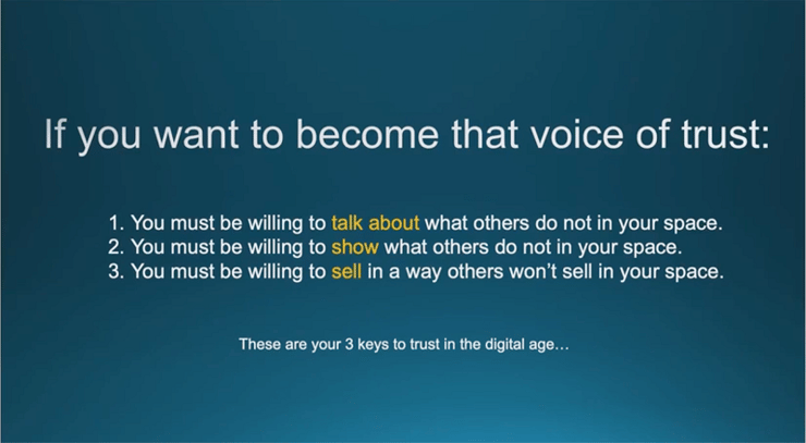 become voice of trust