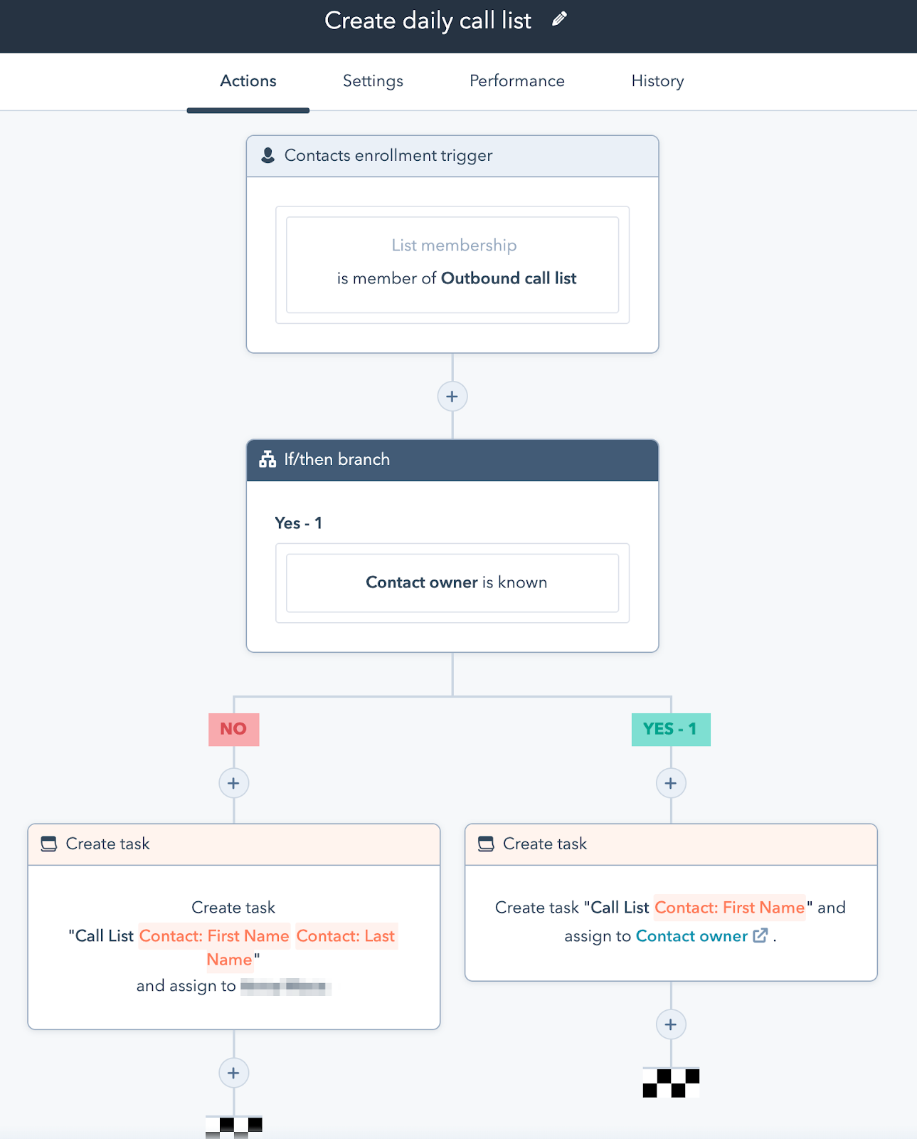 Create daily call list   HubSpot