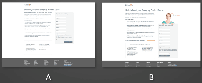 A/B testing