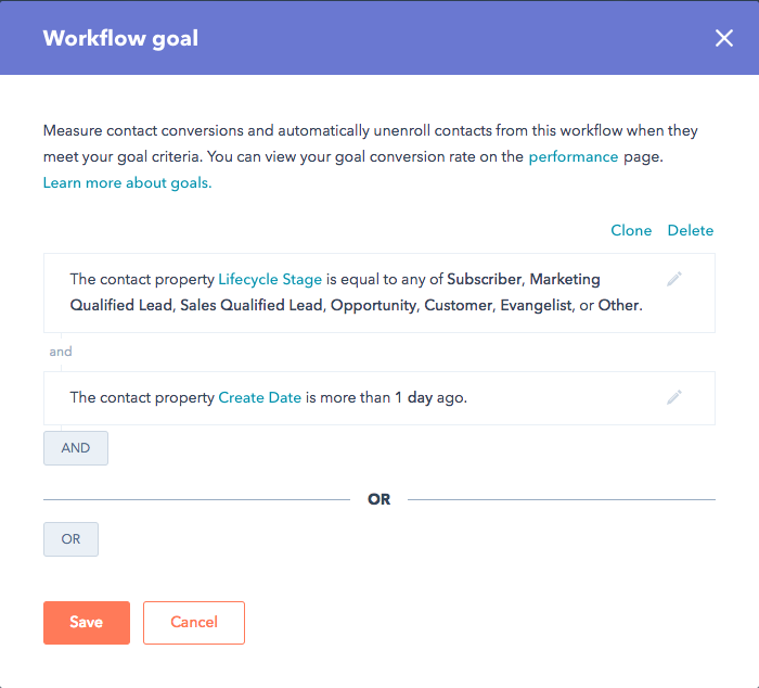 workflow goal 1